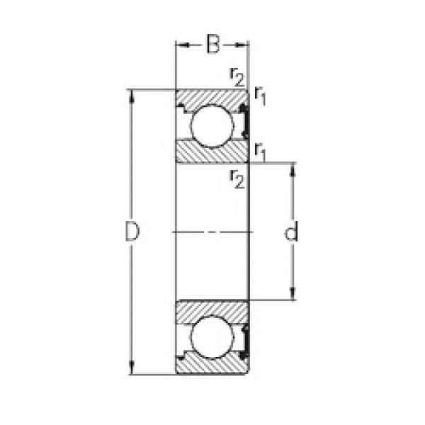 підшипник 6217-RSR NKE #1 image