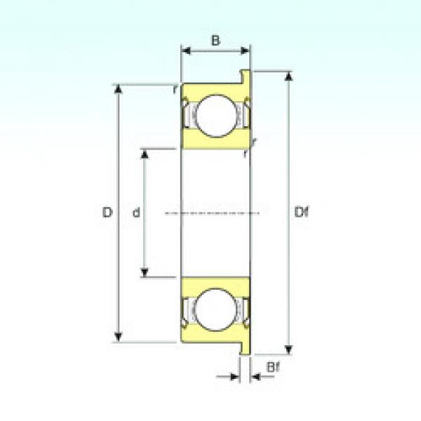 підшипник F63801ZZ ISB #1 image