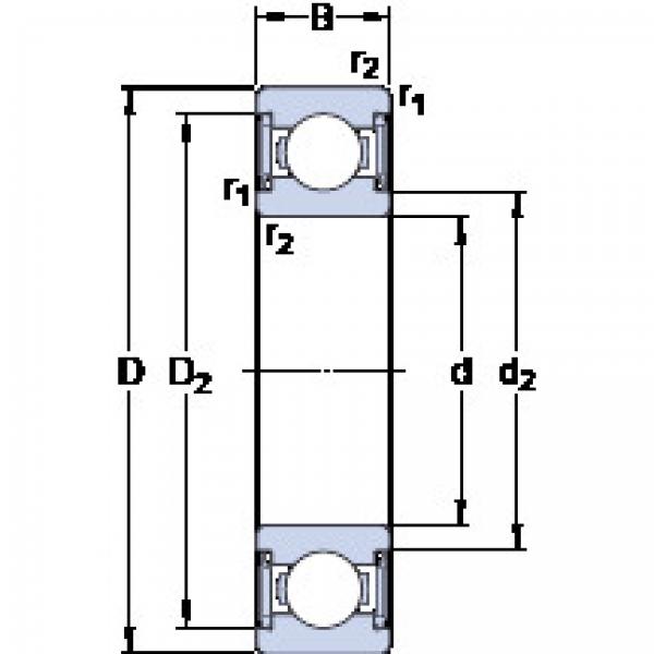 підшипник W 6002-2RS1 SKF #1 image