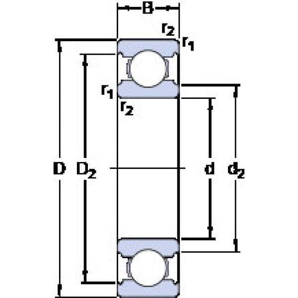 підшипник W 6200 SKF #1 image