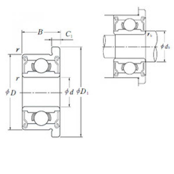 підшипник F635ZZ1 NSK #1 image