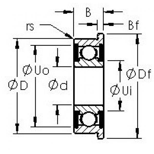 підшипник F605H-2RS AST #1 image