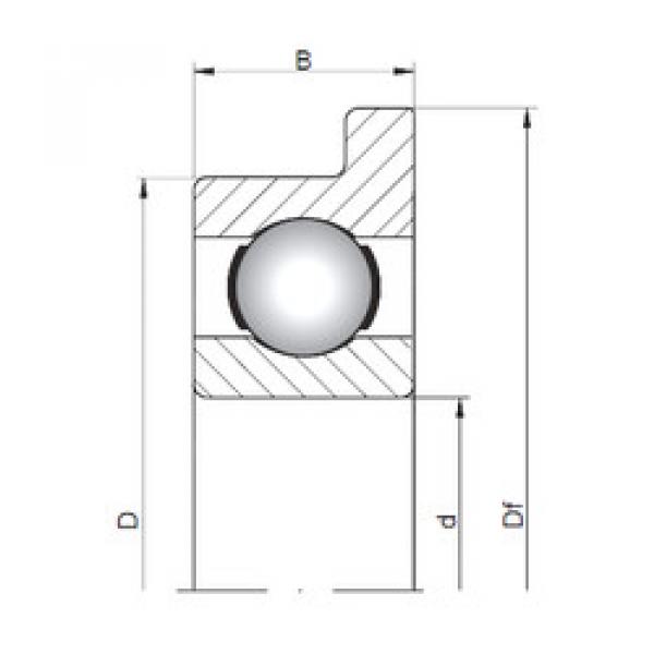 підшипник FL608 ISO #1 image