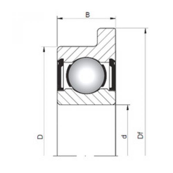 підшипник FL608 ZZ ISO #1 image