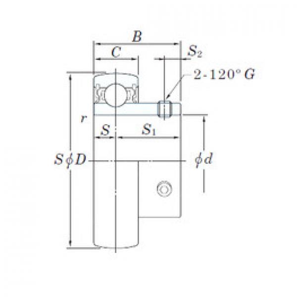 підшипник SB207-23 KOYO #1 image