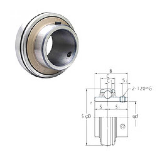 підшипник UC307 FYH #1 image