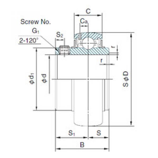 підшипник UC328 NACHI #1 image