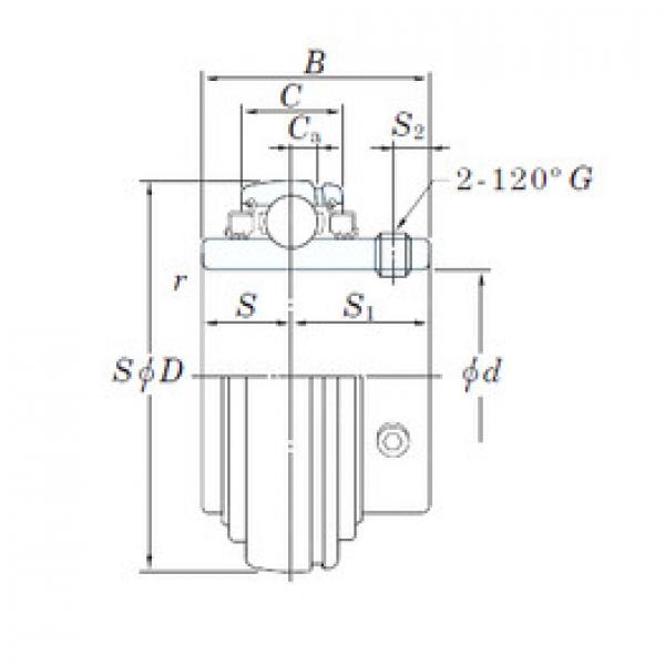 підшипник UCX14-44L3 KOYO #1 image