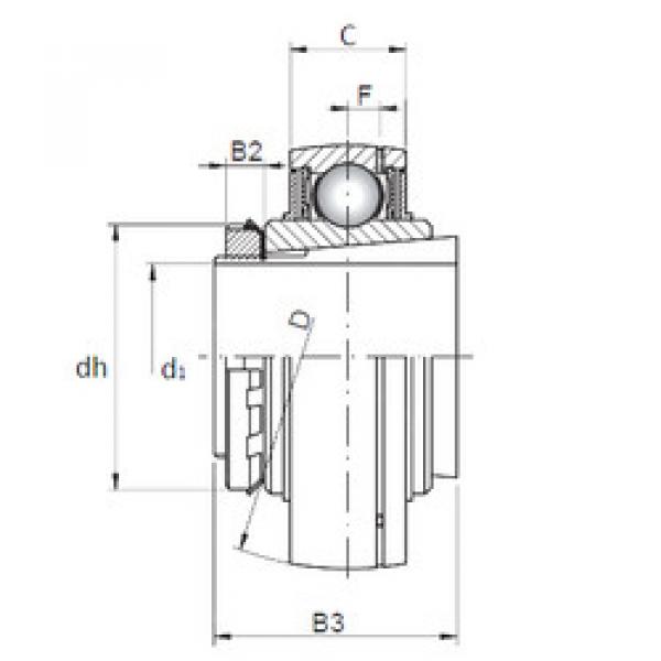 підшипник UK216+H2316 CX #1 image