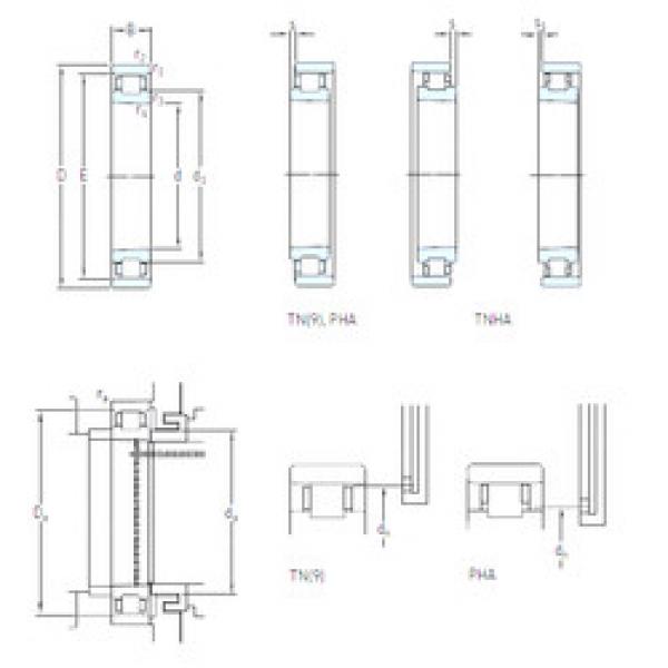 підшипник N 1010 KTNHA/SP SKF #1 image