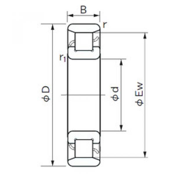 підшипник N 1016 NACHI #1 image