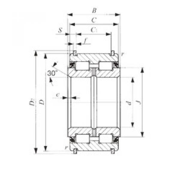 підшипник NAS 5009UUNR IKO #1 image