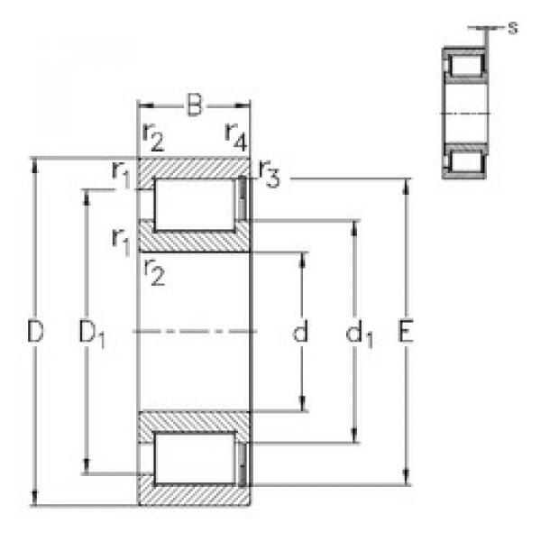 підшипник NCF1832-V NKE #1 image