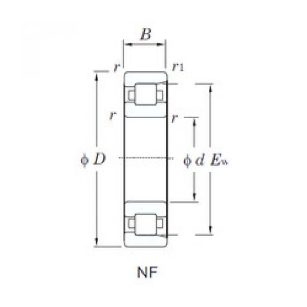 підшипник NF408 KOYO #1 image