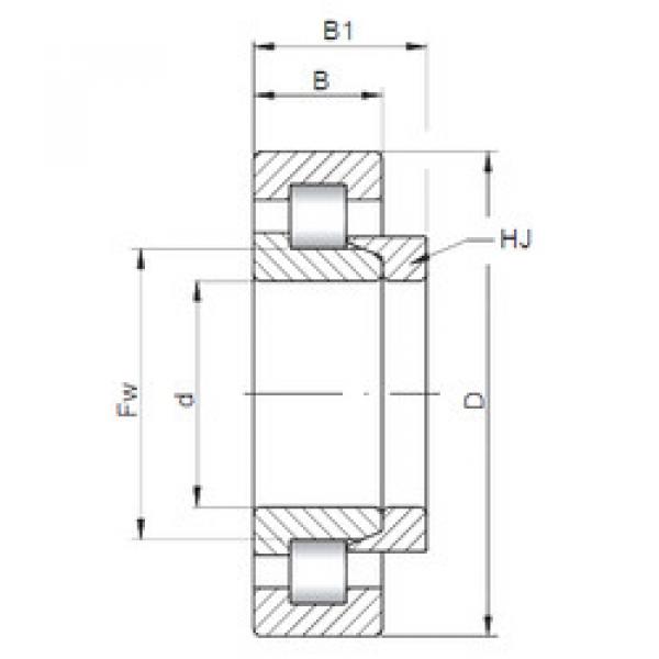 підшипник NH203 E CX #1 image