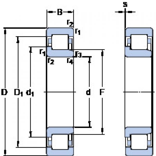 підшипник NJ 321 ECJ SKF #1 image