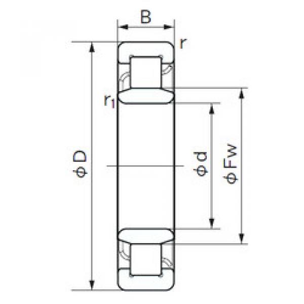 підшипник NU 234 E NACHI #1 image