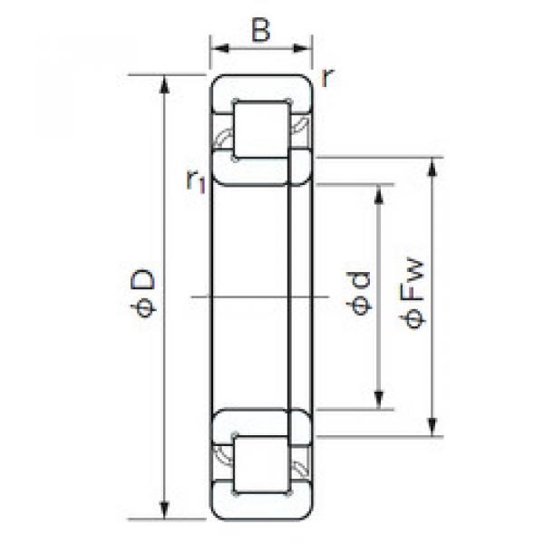 підшипник NUP 2218 E NACHI #1 image