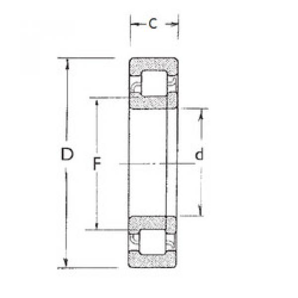 підшипник NUP2311 FBJ #1 image