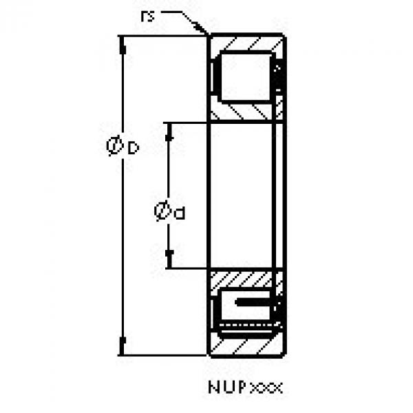 підшипник NUP211 E AST #1 image