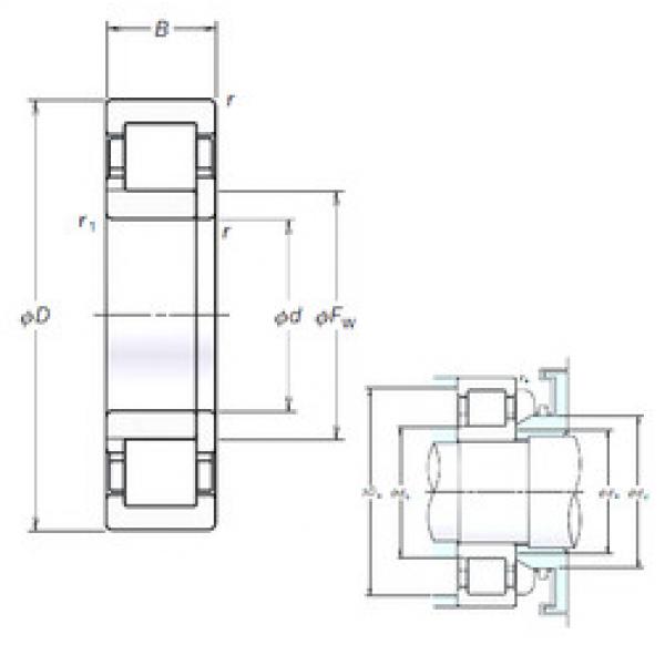 підшипник NUP311EM NSK #1 image