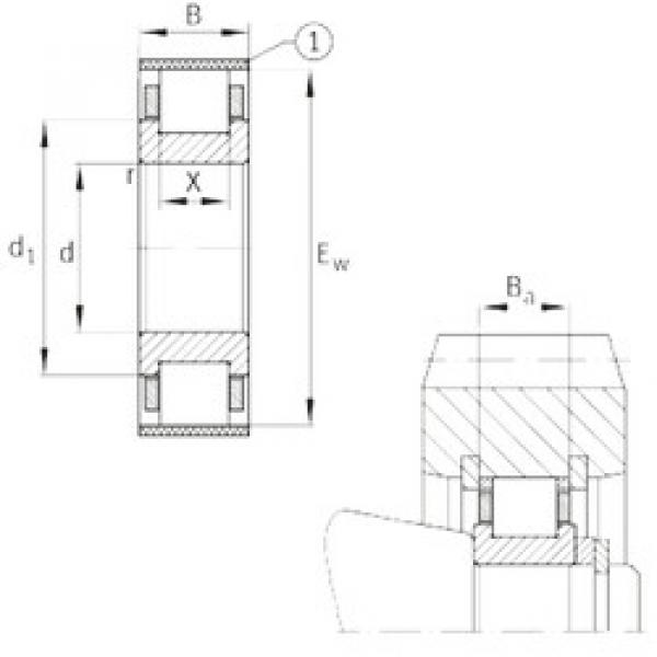 підшипник RN309-E-MPBX FAG #1 image