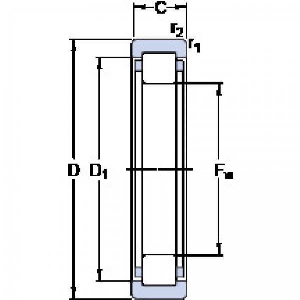 підшипник RNU 211 ECJ SKF #1 image