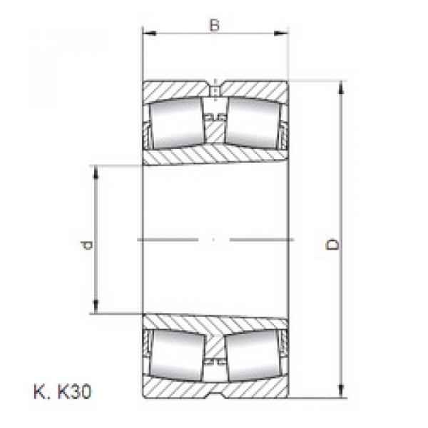 підшипник 22268 KW33 ISO #1 image