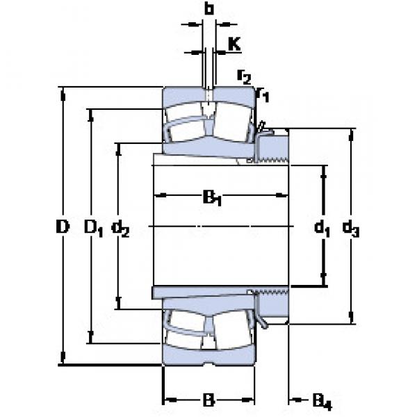 підшипник 22208 EK + H 308 SKF #1 image