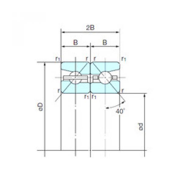 підшипник 170TBH10DB NACHI #1 image