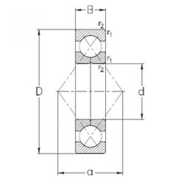 підшипник QJ210-MPA NKE #1 image