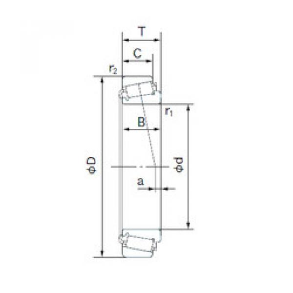 підшипник H-LM501349/H-LM501314 NACHI #1 image