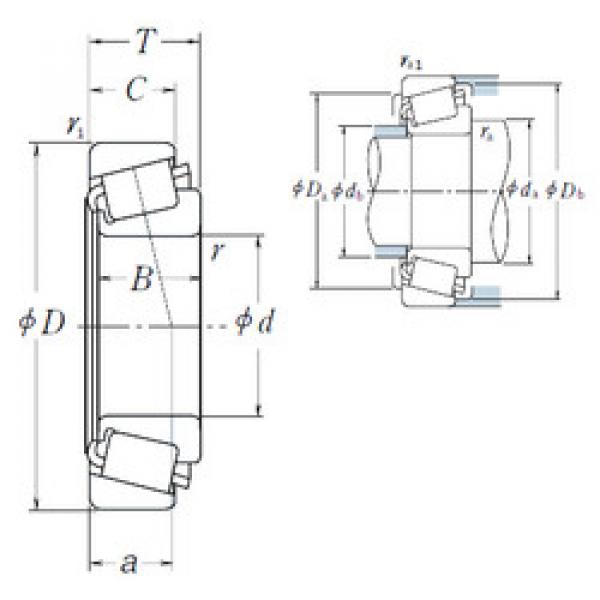 підшипник 757/753 NSK #1 image