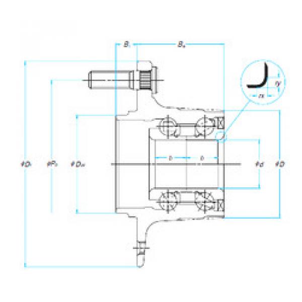 підшипник ZA-28BWK20A-Y-2CP-01 NSK #1 image