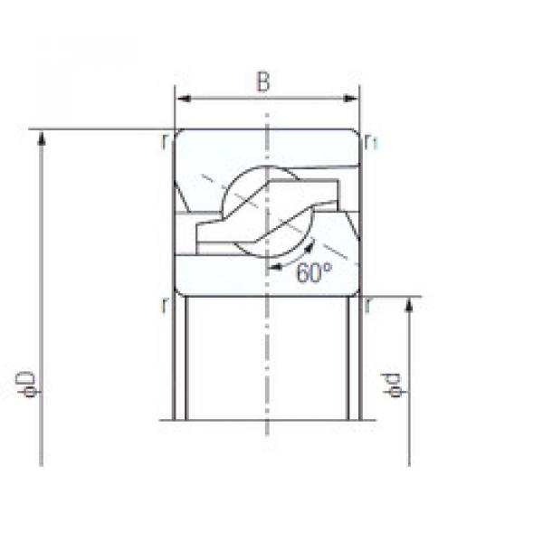 підшипник 30TAB06 NACHI #1 image