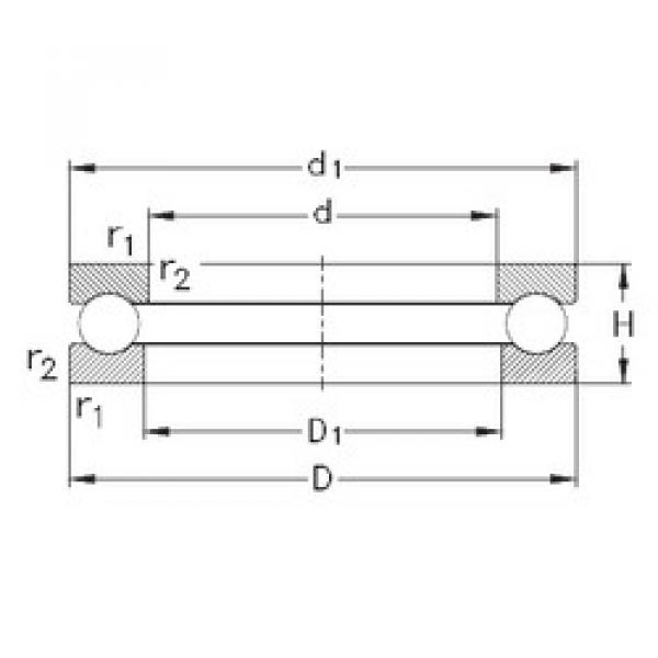 підшипник 51309 NKE #1 image