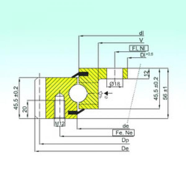 підшипник EBL.20.0844.200-1STPN ISB #1 image