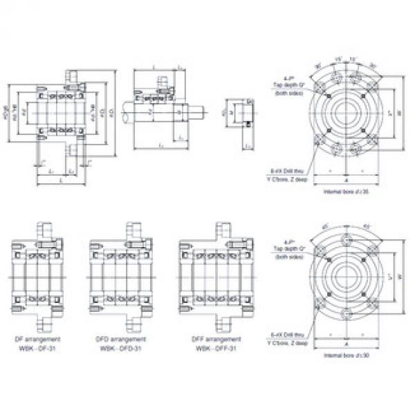 підшипник WBK35DF-31 NSK #1 image