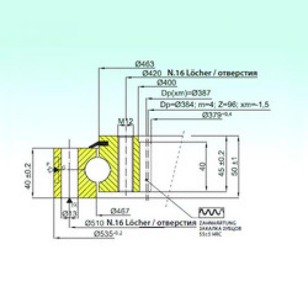 підшипник ZB1.20.0465.200-1RPTN ISB #1 image