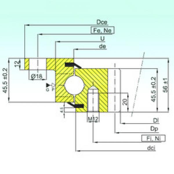 підшипник ZBL.20.0544.201-2SPTN ISB #1 image