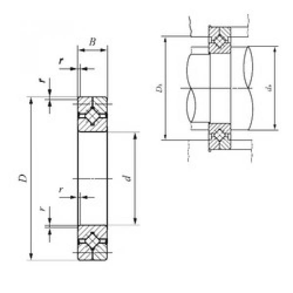 підшипник CRB 9016 UU IKO #1 image