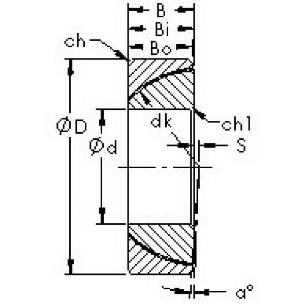 підшипник GAC45N AST #1 image