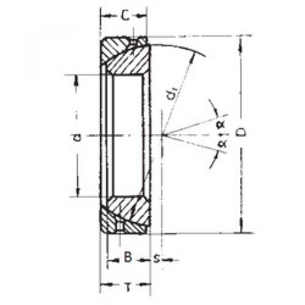 підшипник GAC110S FBJ #1 image