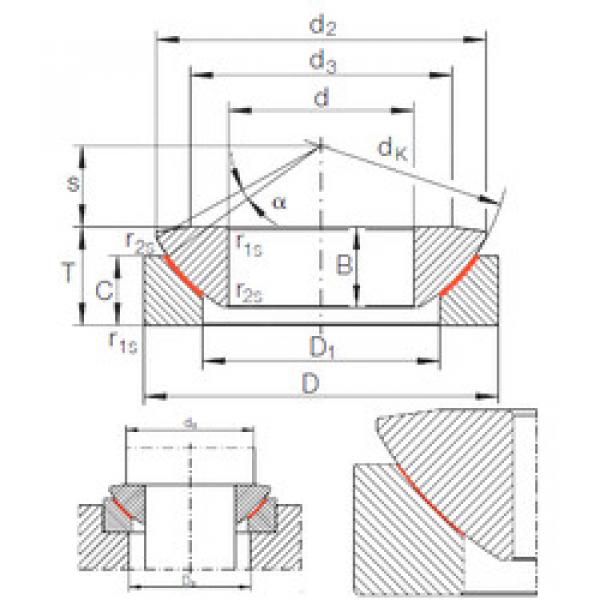 підшипник GE 12 AW INA #1 image