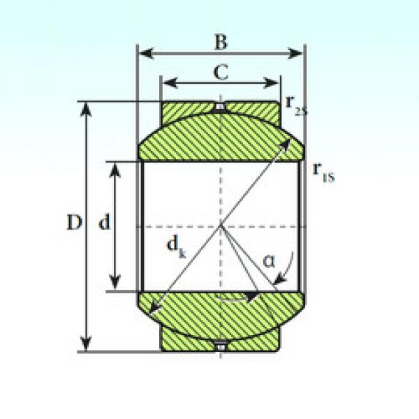 підшипник GE 20 SB ISB #1 image