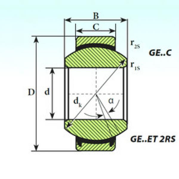 підшипник GE 17 C ISB #1 image