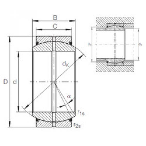 підшипник GE 60 DO-2RS INA #1 image