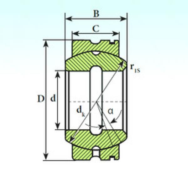 підшипник GE 15 XS K ISB #1 image