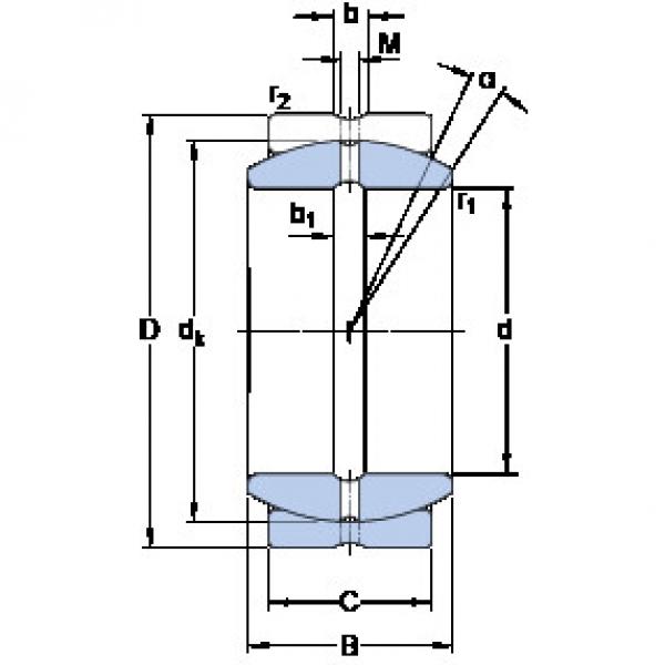 підшипник GEZ 308 ES SKF #1 image