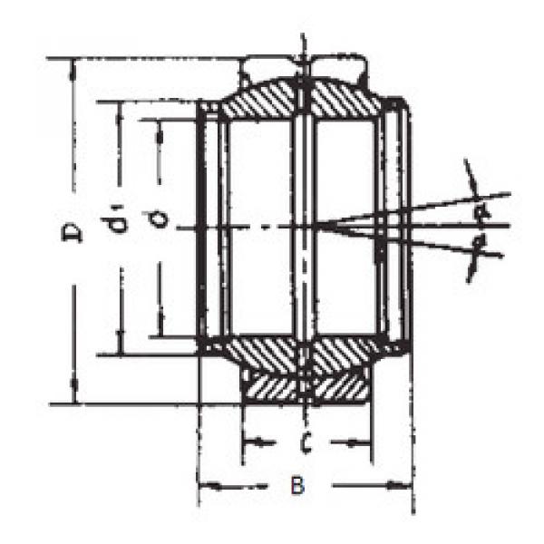 підшипник GE240XS FBJ #1 image